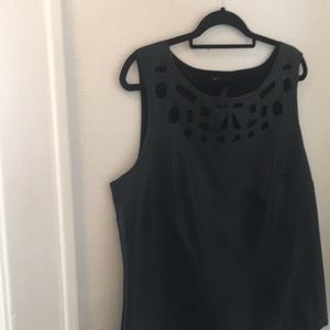 INC leather tank
